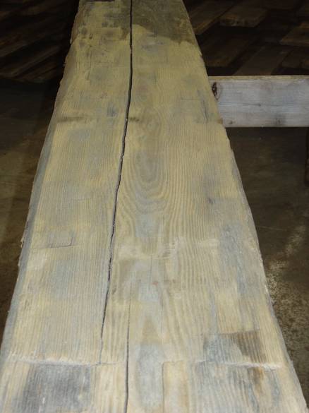 Hand Hewn Mantel for Approval / 8x10x85" Hand Hewn Mantel